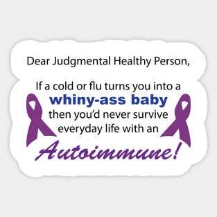 Autoimmune Life Sticker